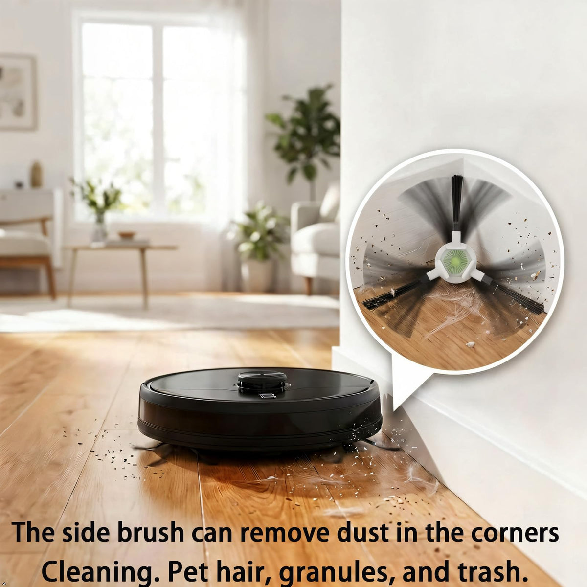 D60S MAX Replacement Accessories Kit for SHELlKl D60S MAX robot vacuum：
