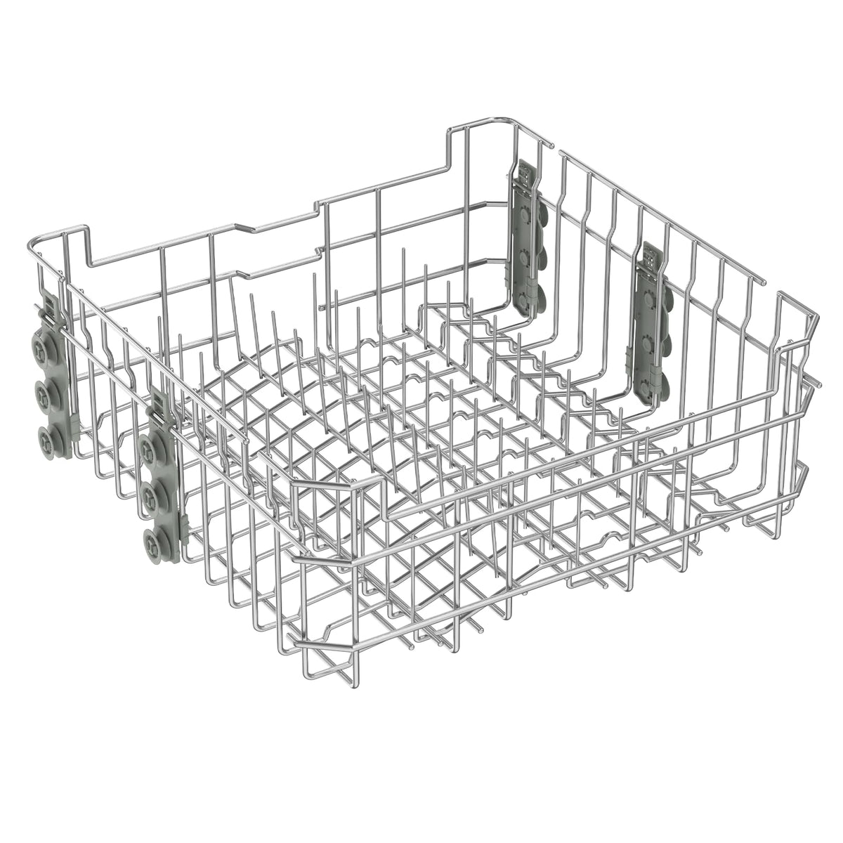 UPGRADED WD28X35779 WD28X30219 Dishwasher Upper Rack Compatible with GE Dishwasher Rack Replacement Parts with Wheel,304 Stainless Steel WD28X30219 WD28X25018 WD28X26104 GE Dishwasher Upper Rack Part