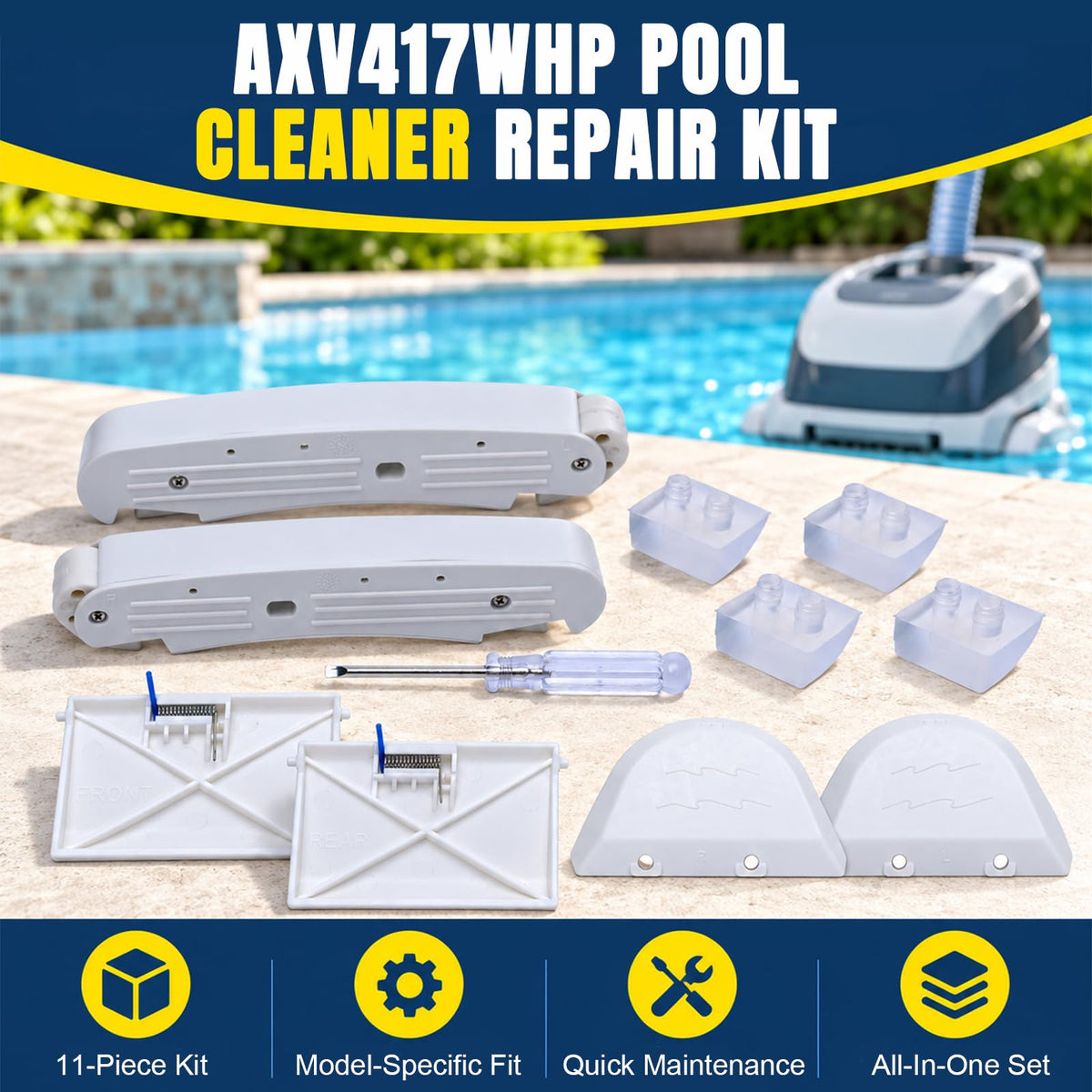 AXV417WHP Pool Cleaner Repair Kit Compatible with Hayward Navigator Vac