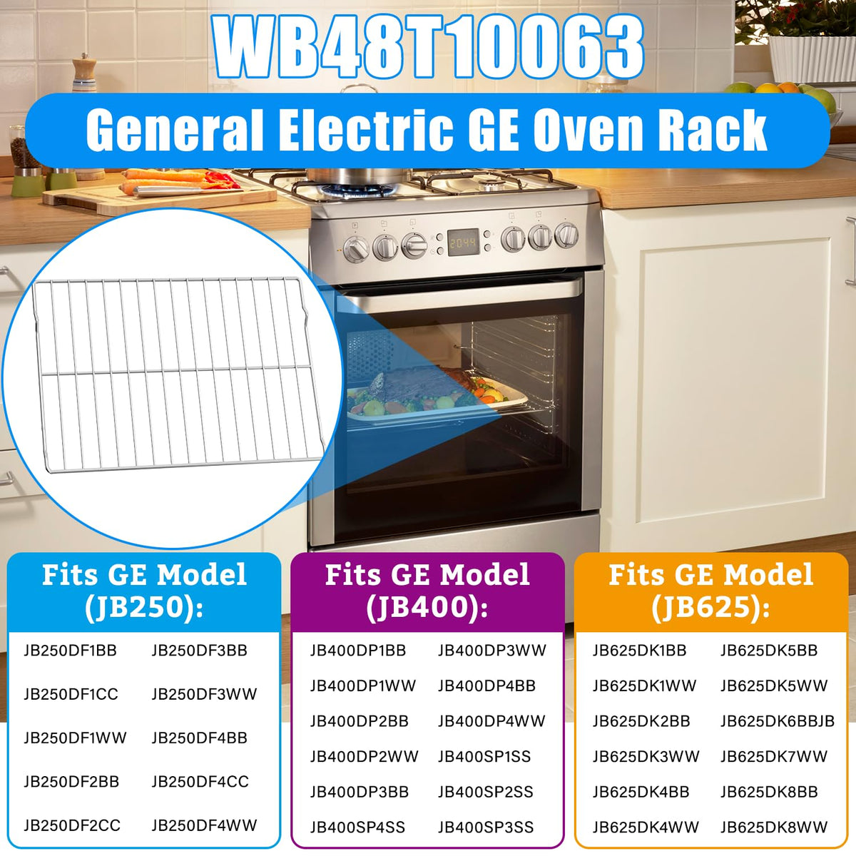 UPGRADE WB48T10063 Stove Oven Rack for GE Oven Rac