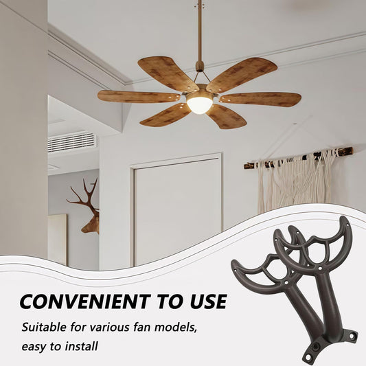 5 Pcs 52’’Ceiling Fan Blades Arms Replacement,Ceiling Fan Blades Arms Replacement Parts Mounting Bracket Kit for Replacing The Worn Fan Blades,Keep The Balance and Good Performance