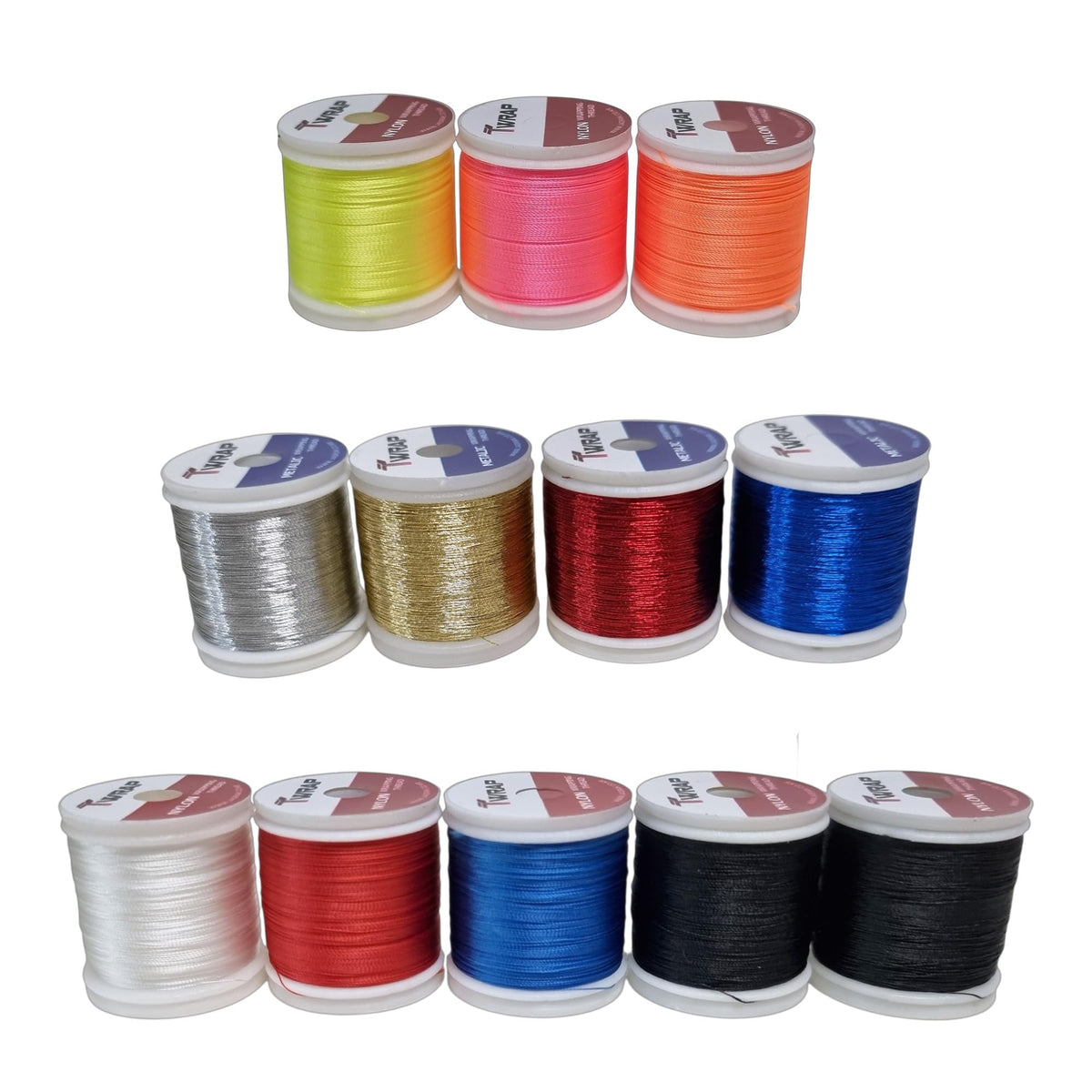 Lot of 12ea Rod Wrapping A Size Thread Best Selection (JK022)