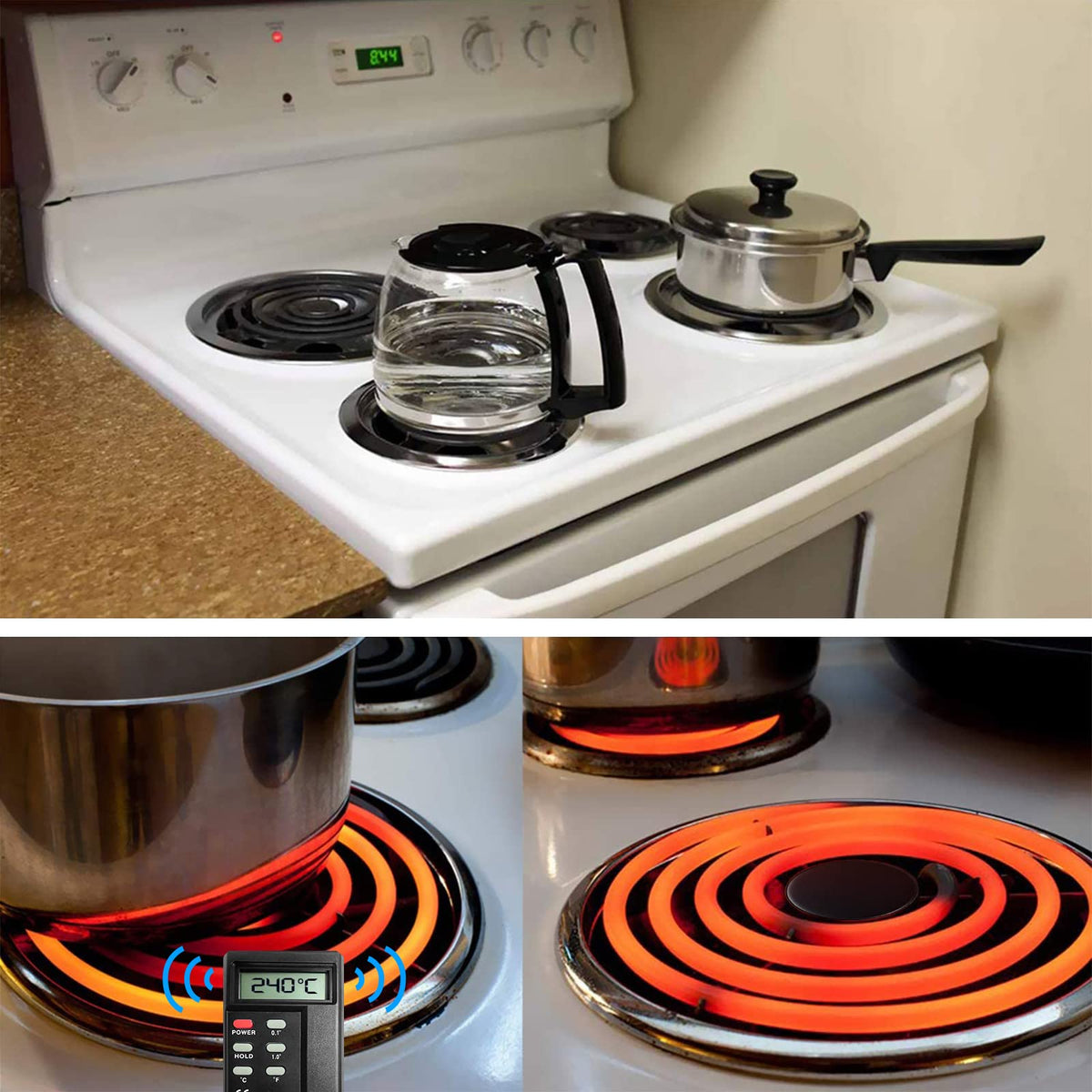 S-Union 4Pack MP22YA Electric Stove Burner Element For Whirlpool Stove Coil