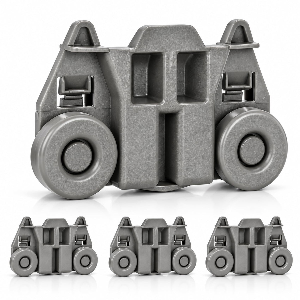 UPGRADED W10195417 (Packs of 4), Dishwasher Wheels