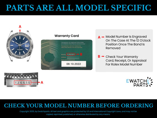 Ewatchparts BEZEL INSERT TENSION FLAT SPRING Compatible With VINTAGE TUDOR SUBMARINER 79090 WATCH
