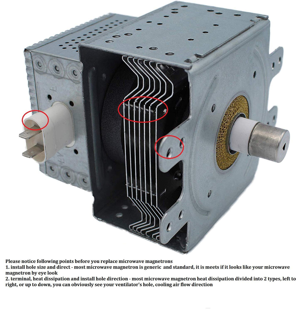 BlueNatHxRPR 2M246 Microwave Magnetron Tube