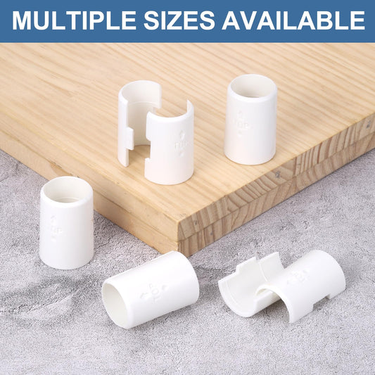uxcell 48Pcs Wire Shelf Shelf Lock Clips Plastic Wire Rack Lock Clip White