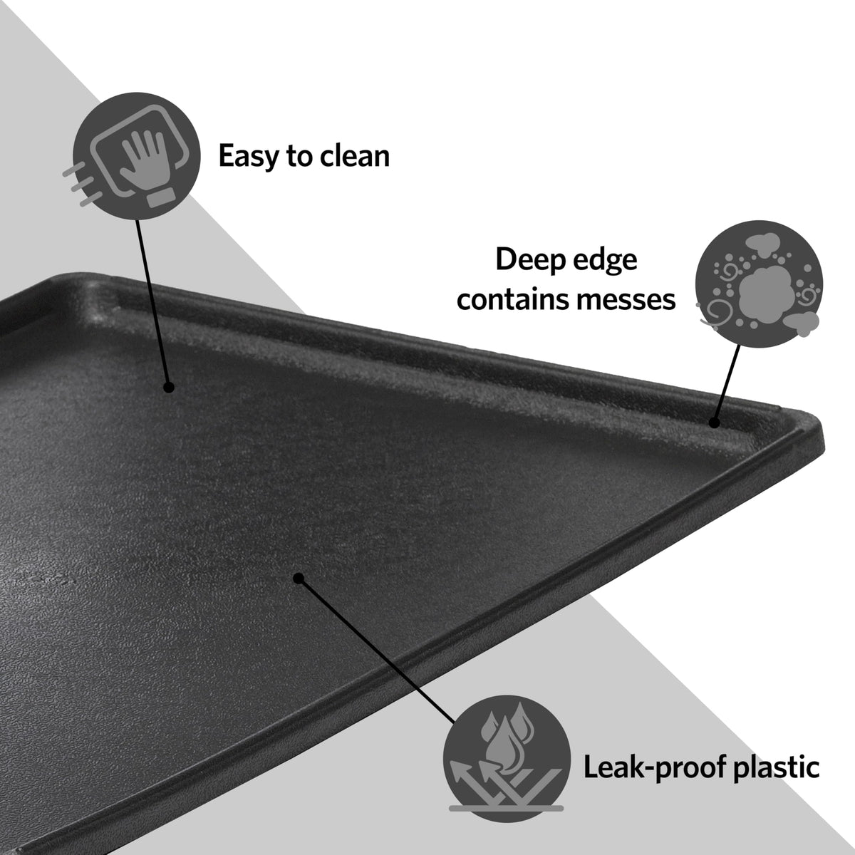 LifeStages by MidWest 24-Inch Replacement Pan, 23.63 x 17.72 x 1 Inches