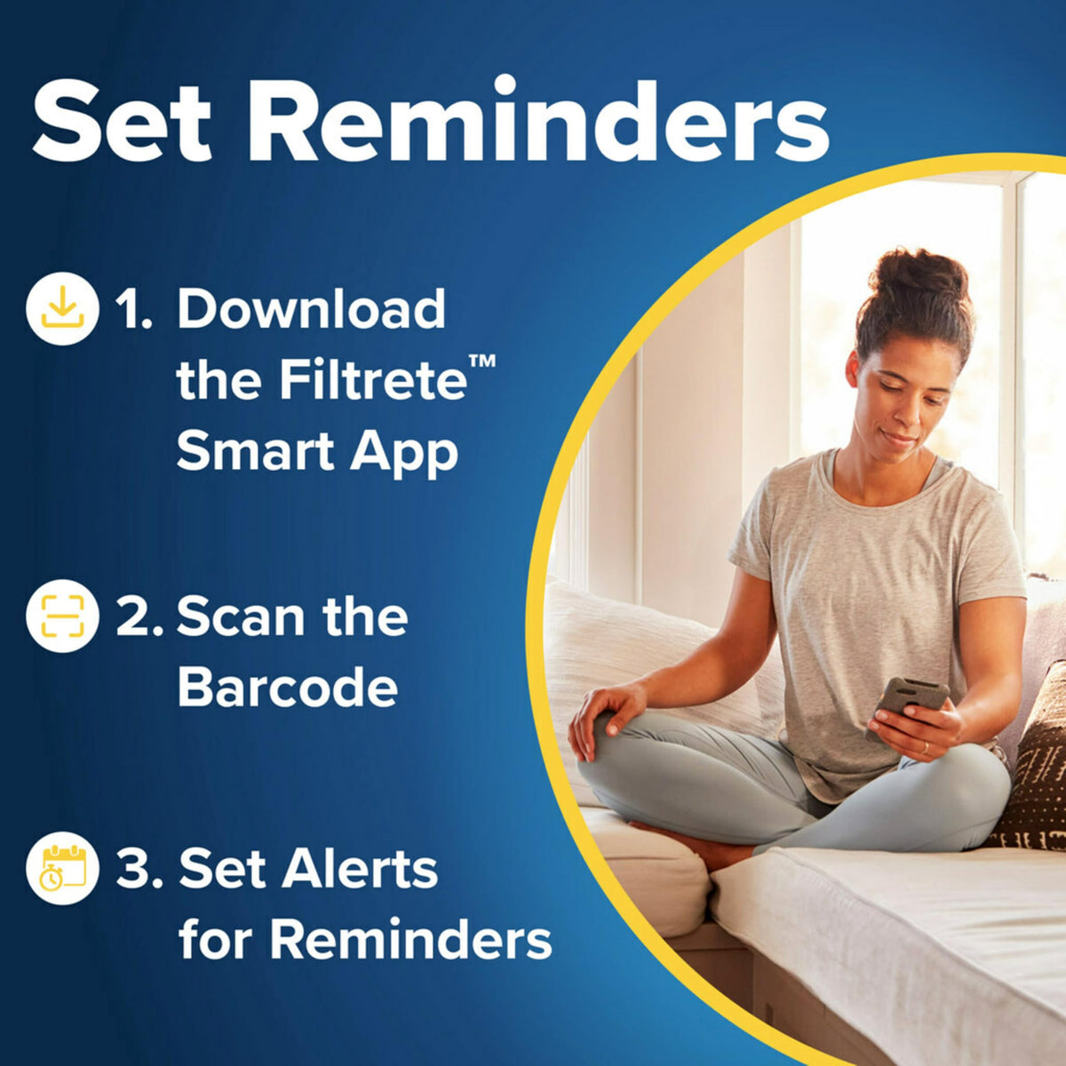 Filtrete 16x25x1 Air Filter, MERV 14, MPR 2500, 4 HVAC Filters
