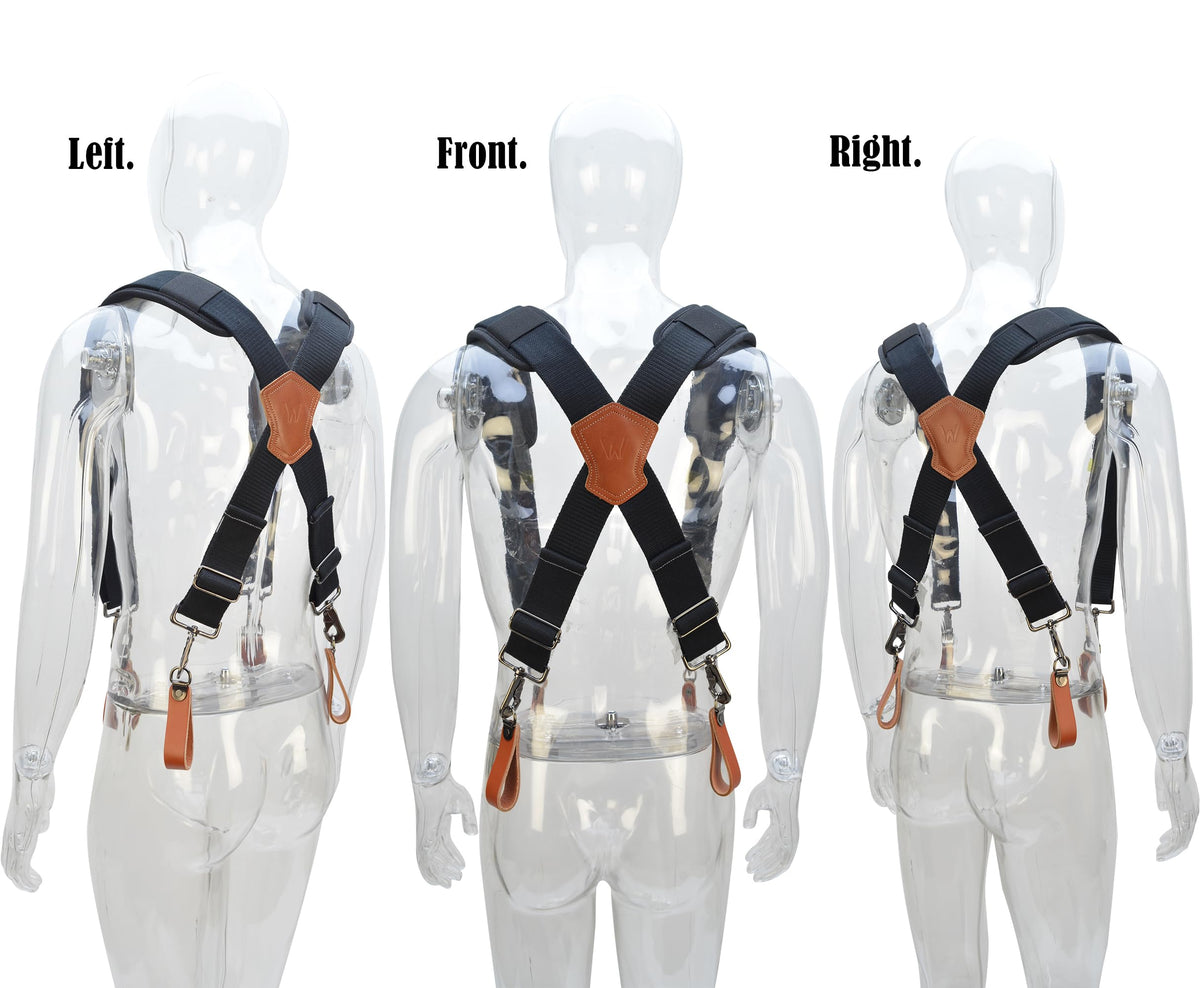 WELKINLAND Lightweight Tool Belt Suspenders, Carpenter Tool Bag Suspenders