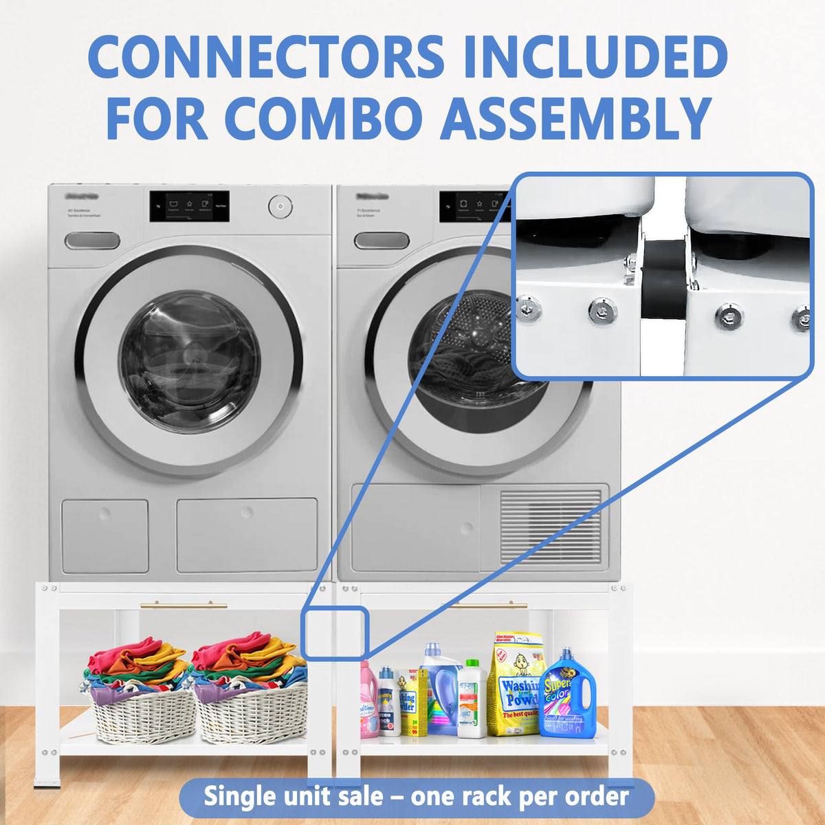 Royxen Washer and Dryer Pedestals Heavy Duty Metal