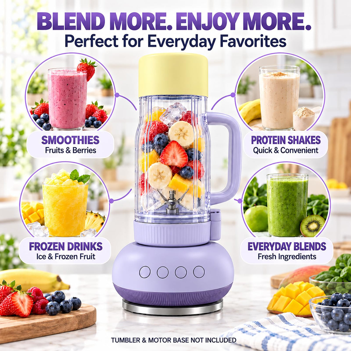 Replacement Crush Blade compatible with Ninja BlendBoss Blender