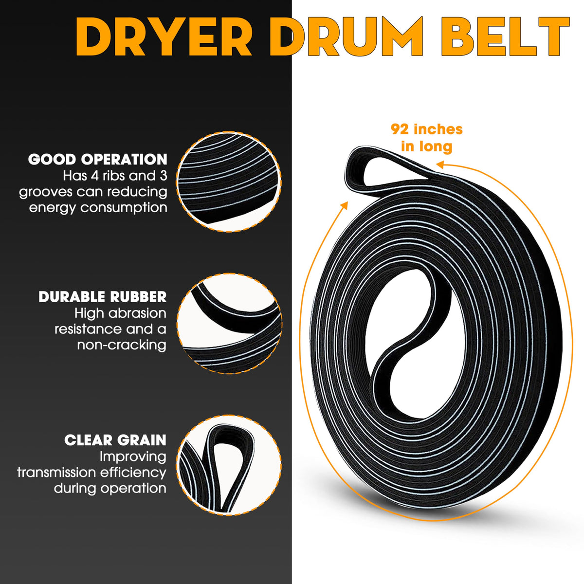 Dryer Repair Kit Replaces For Amana NED4600YQ1 NED4655EW1 4GNED4600YQ1