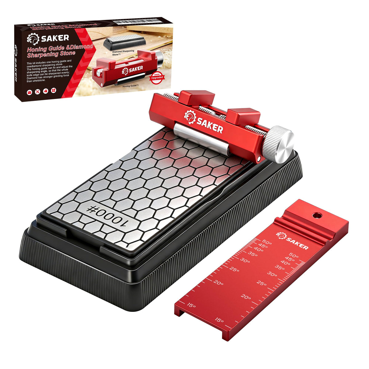 Saker Chisel Sharpening Jig, Chisel Sharpener,Wood Honing Guide