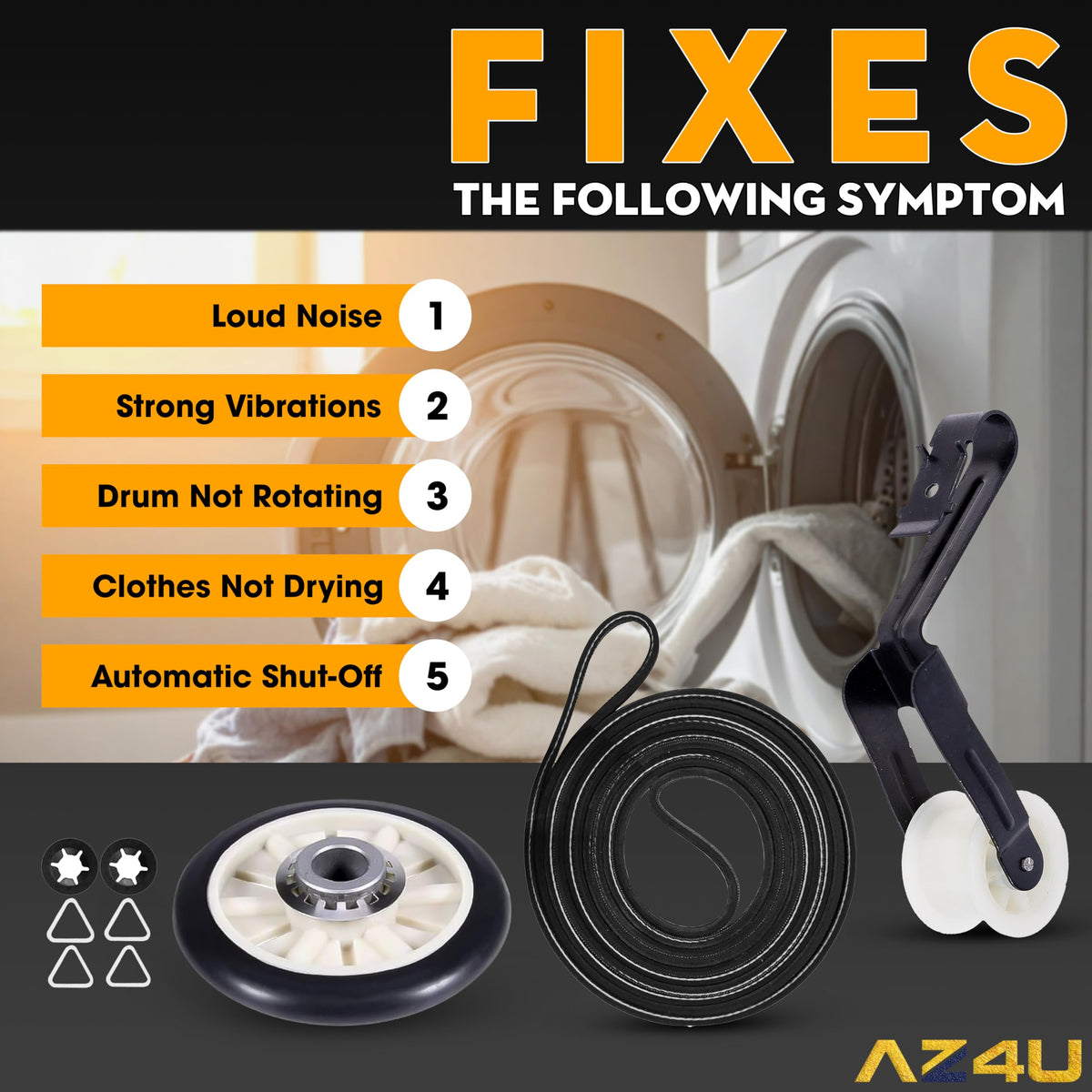 Dryer Repair Kit Replaces For Amana NED4600YQ1 NED4655EW1 4GNED4600YQ1