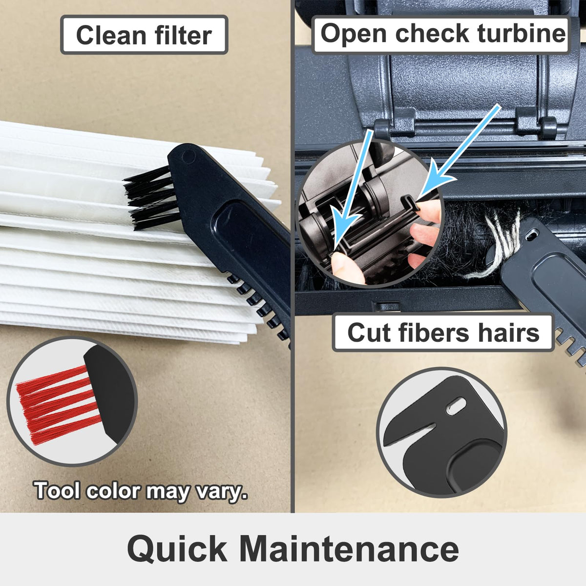 Kodahome Turbo Brush Compatible with Miele C1 C2 C3 CX1 Vacuum Cleaners, Air Driven Floorhead for Low to Medium Pile Carpets Rugs Stairs and Hard Floors