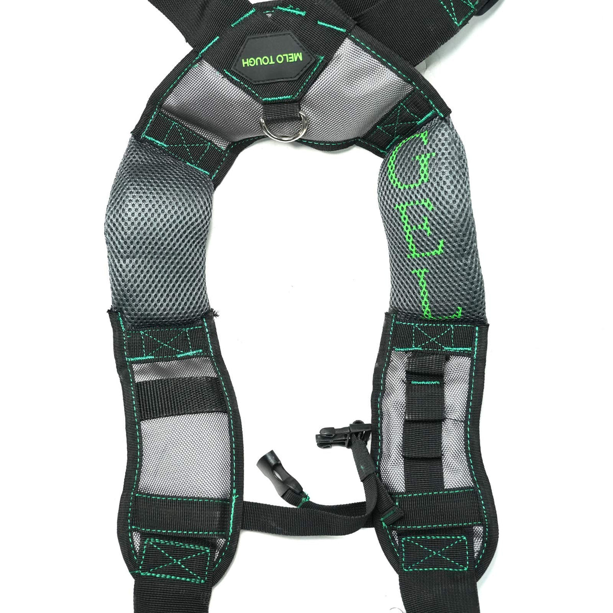 MELOTOUGH Gel Tool Belt Suspenders Work Belt Suspenders with Gel shoulder pad for Electrican/Construction/Farmer (Trigger Snap Hook end work Suspenders)