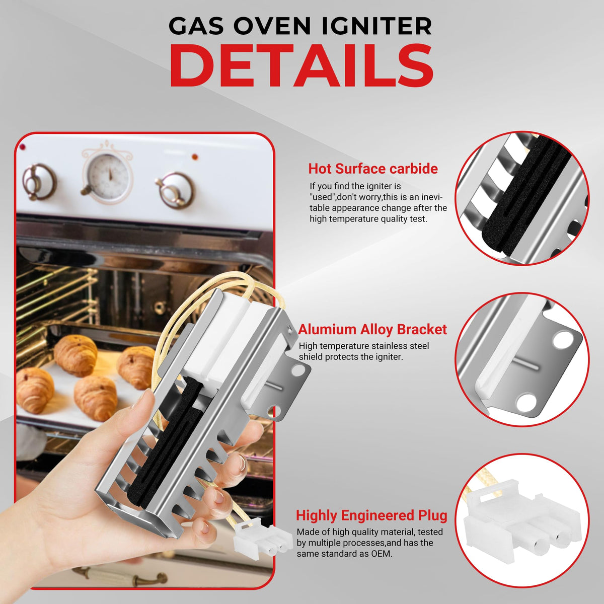 5303935066 WB13K21 Range Oven Igniter
