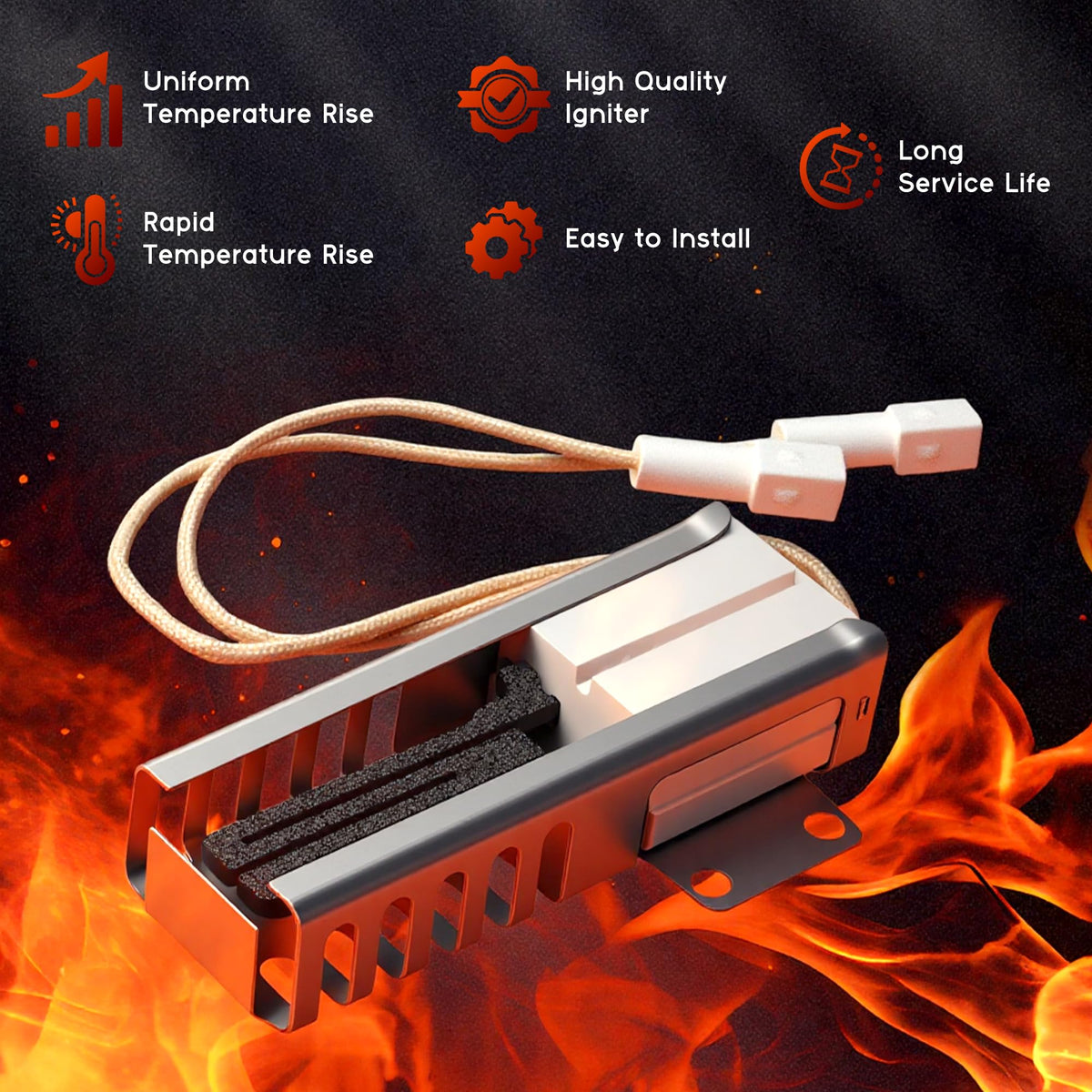 TOMOON Upgraded DG94-01012A NX58H9500WS NX58K9500WG Gas Range Oven Igniter