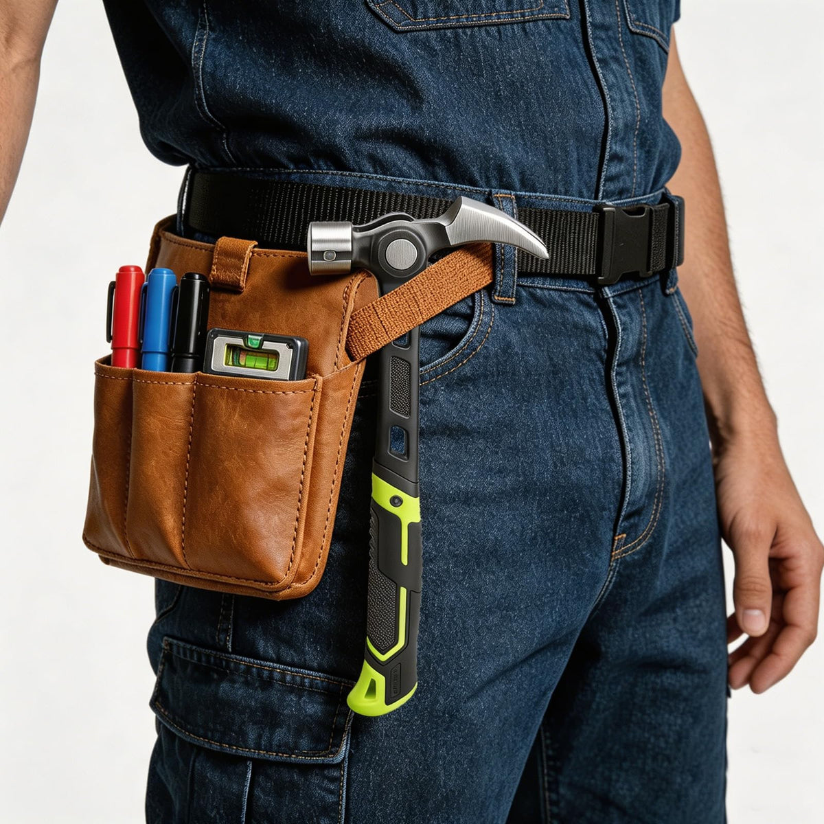 Claw Hammer with Magnetic Nail Starter, Shock-Absorbing Grip