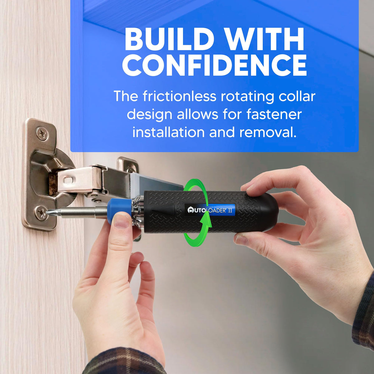 Autoloader Multi-Bit Magnetic Screwdriver with Auto-Loading Barrel