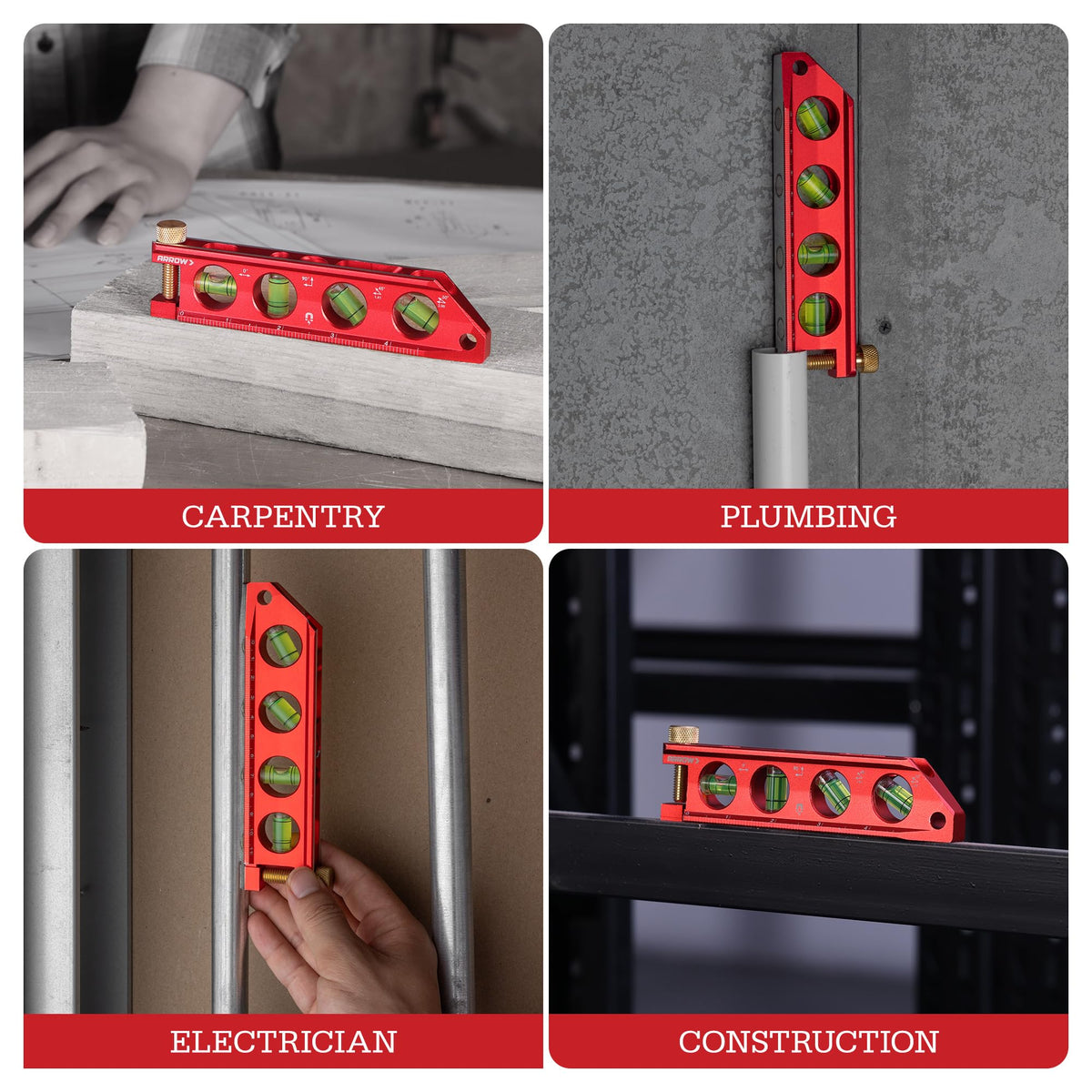 ARROW 6.3-Inch Torpedo Level, Magnetic Leveler
