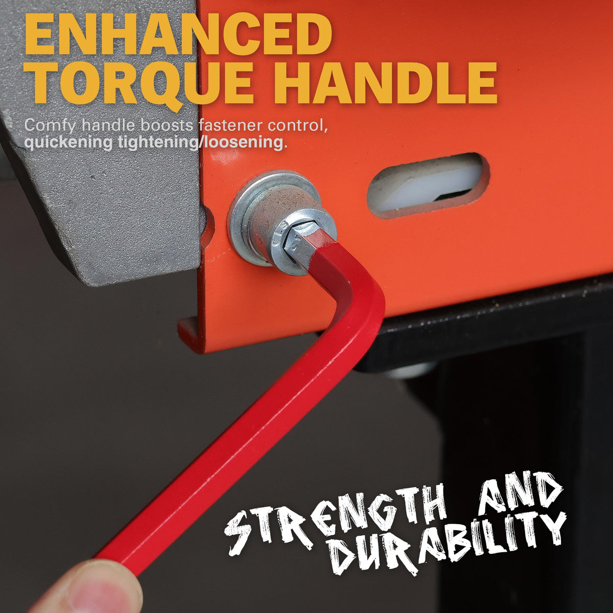 ELEAD Jumbo Hex Key Allen Wrench Set, 13-Piece SAE 5/64"-3/4", Long Ball End Durable S2, 4" - 13.5" Long, Automotive, Mechanic, Furniture, Professional Grade Tools