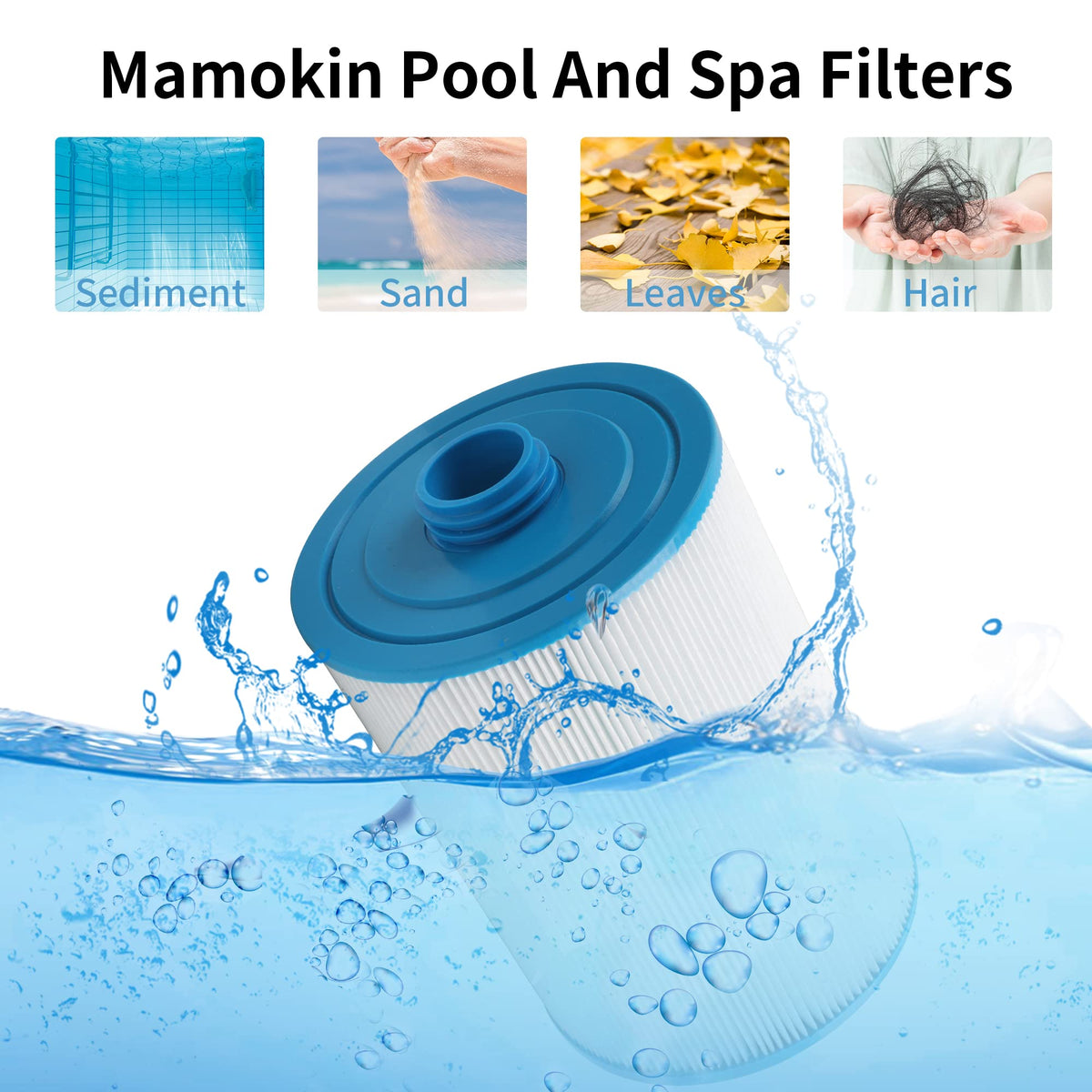 Mamokin PWW50 Spa Filter, Replaces FC-0359, 6CH-940, PWW50P3, 25252, 2 Pack