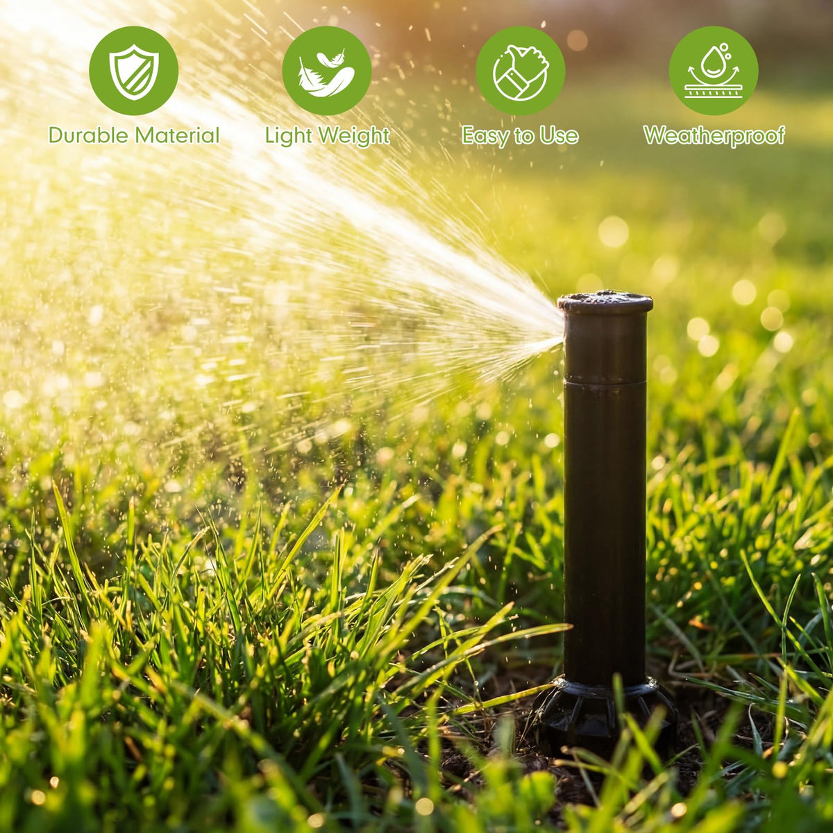 Chicmount 4 Pack Sprinkler Head Compatible with Rain Bird 5000 Series