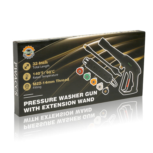PWACCS Pressure Washer Gun Replacement with Extension Wand Kit, 2000 PSI