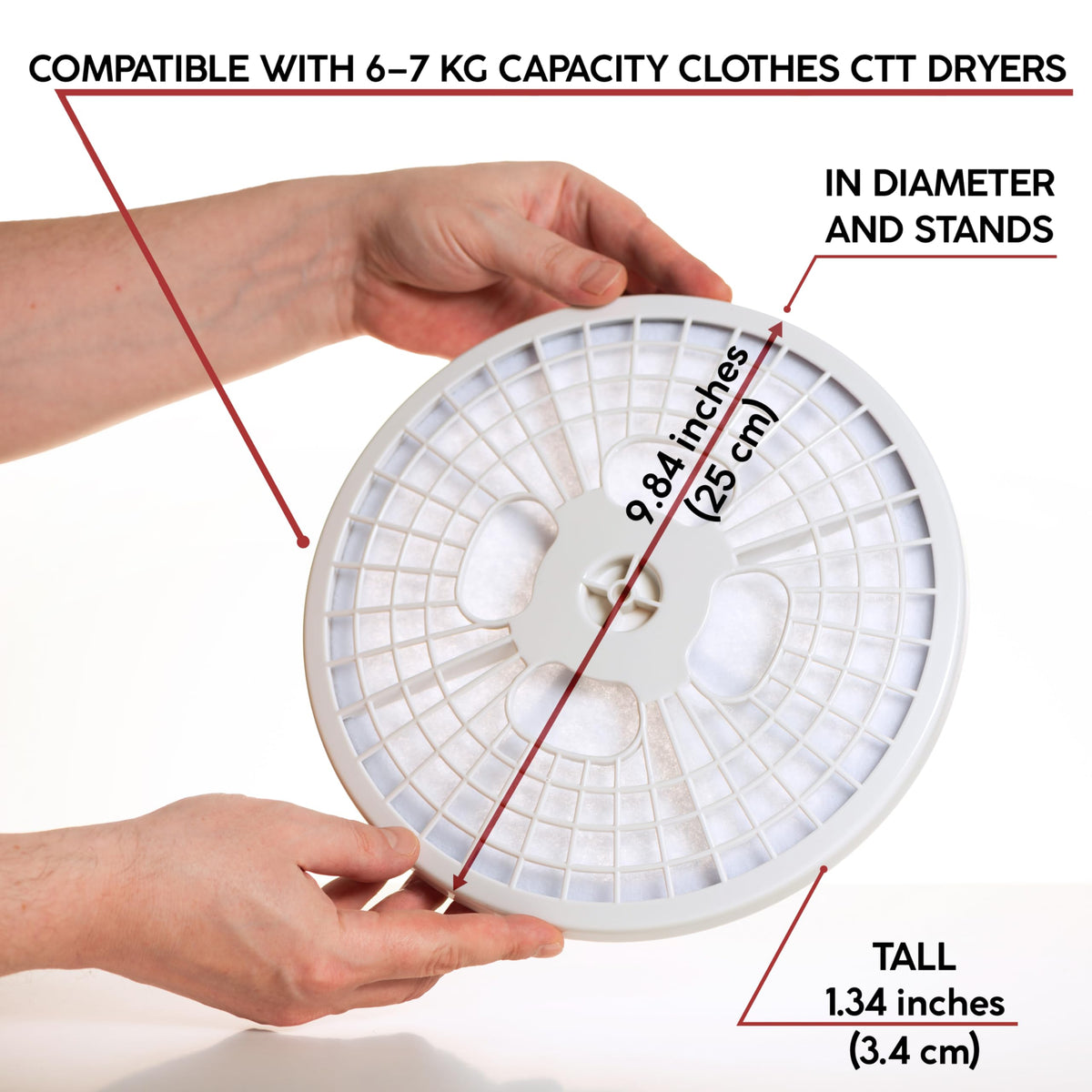 Dryer Lint Filter Compatible with CTT Tumble Clothing Dryer, Include Filter Cotton, Filter Screen, Air Outlet Mask