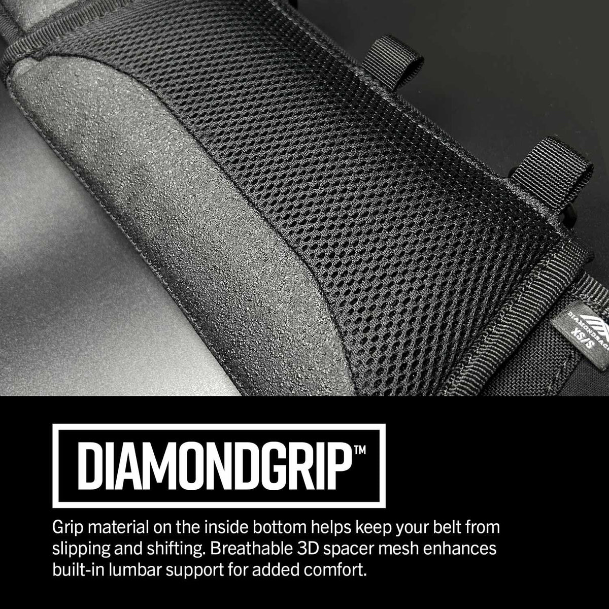 Diamondback Tempo Tool Belt with Lumbar Support, XS/S