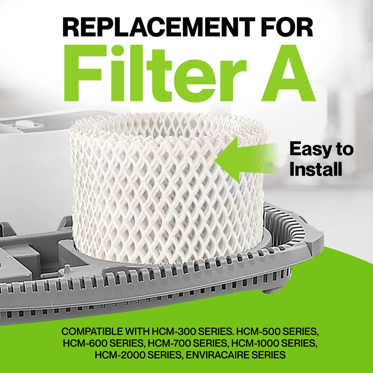 Durabasics 4 Pack of Premium Humidifier Filters Compatible with Honeywell Humidifier Filters HAC-504, HAC-504AW & Honeywell Filter A, Replacement for HCM 350 Filters & Cool Mist Humidifiers