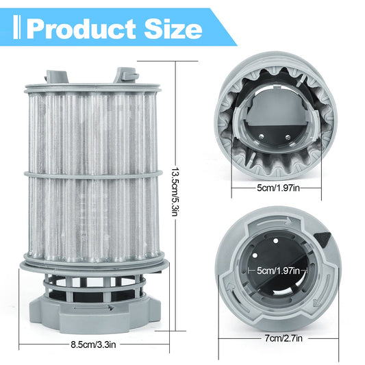 New Upgraded 00645038 645038 Micro Filter For Bosch Kenmore Dishwasher Parts Replaces AP4339631, 00651097, 1560725, 651097, AH3479708, EA3479708, PS3479708, PS8730270