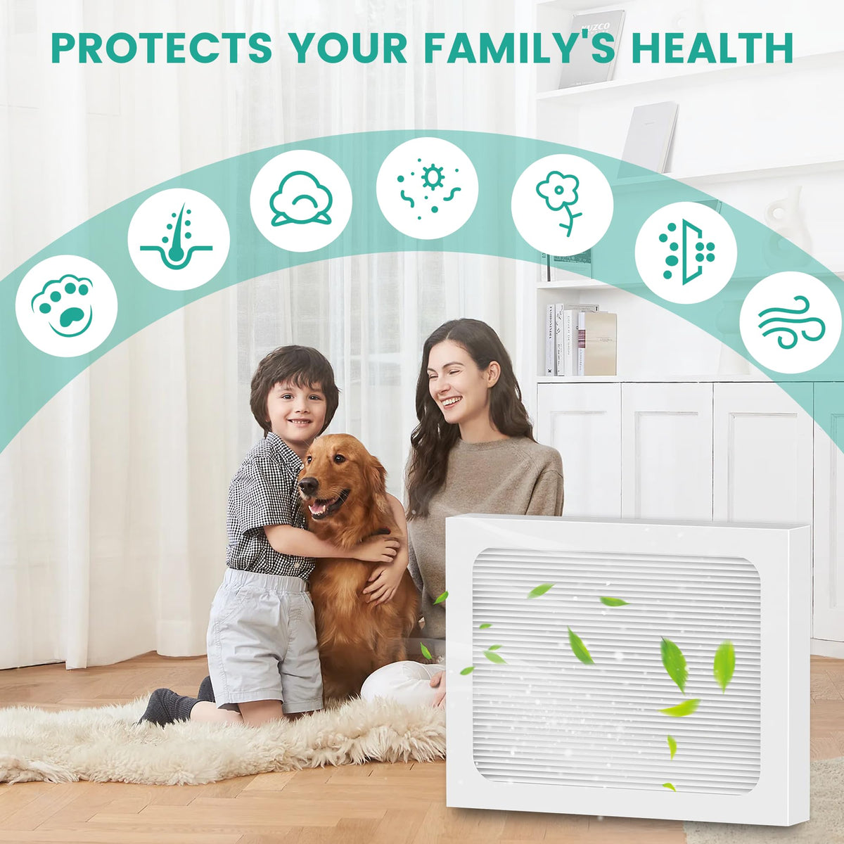 9 x 11 x 1 MERV 13 Replacement Dehumidifier Filter Compatible with Santa Fe Compact70, Ultra70, Element, Compact2, UA 65H dehumidifier Models, Upgraded