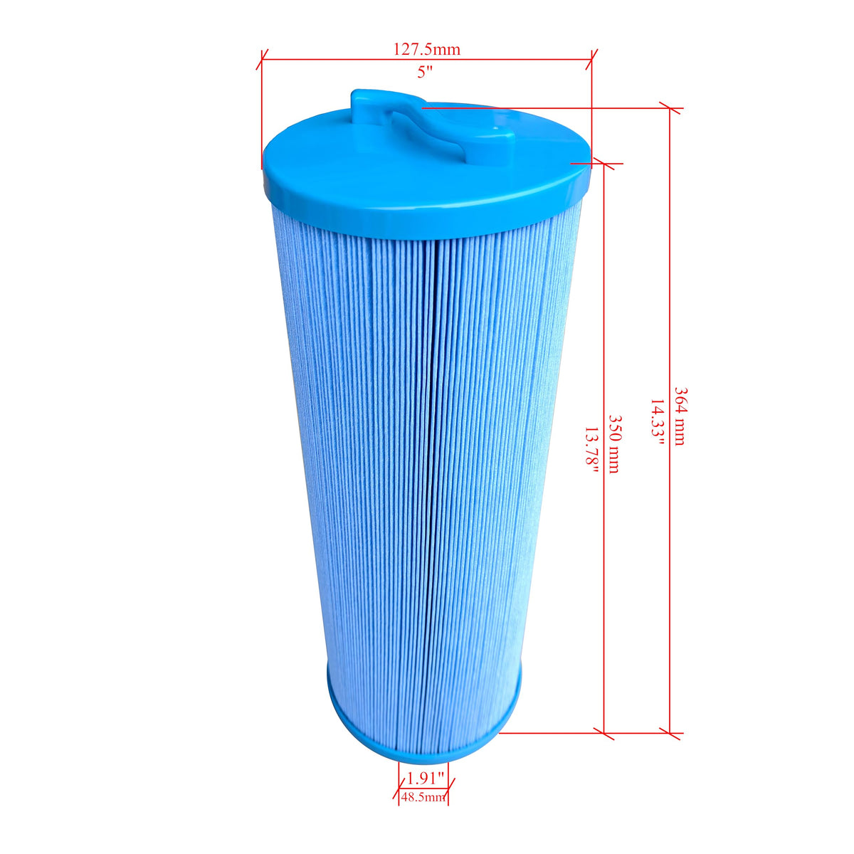 Malaka Spa Replacement Filter FD2007 Compatible with PWW50L 4CH-949 FC-0172, Hot Tub Replacement Filter Cartridge, 2-Pack