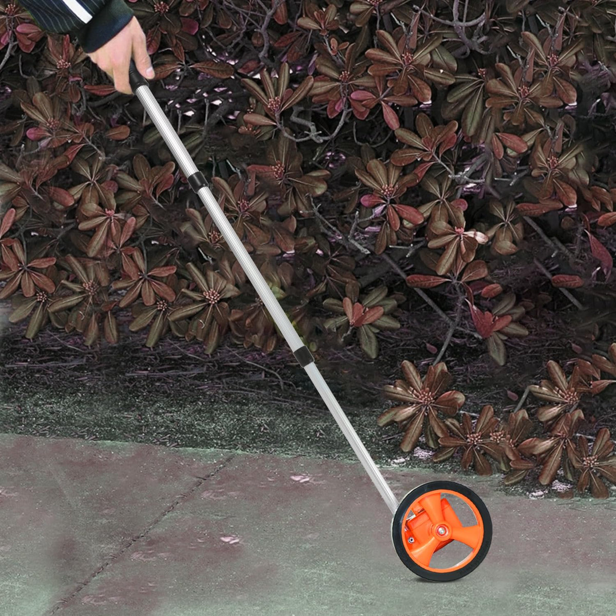 Zozen 4-Inch Measuring Wheel in Feet and Inches,Tape Measure Include,Orange