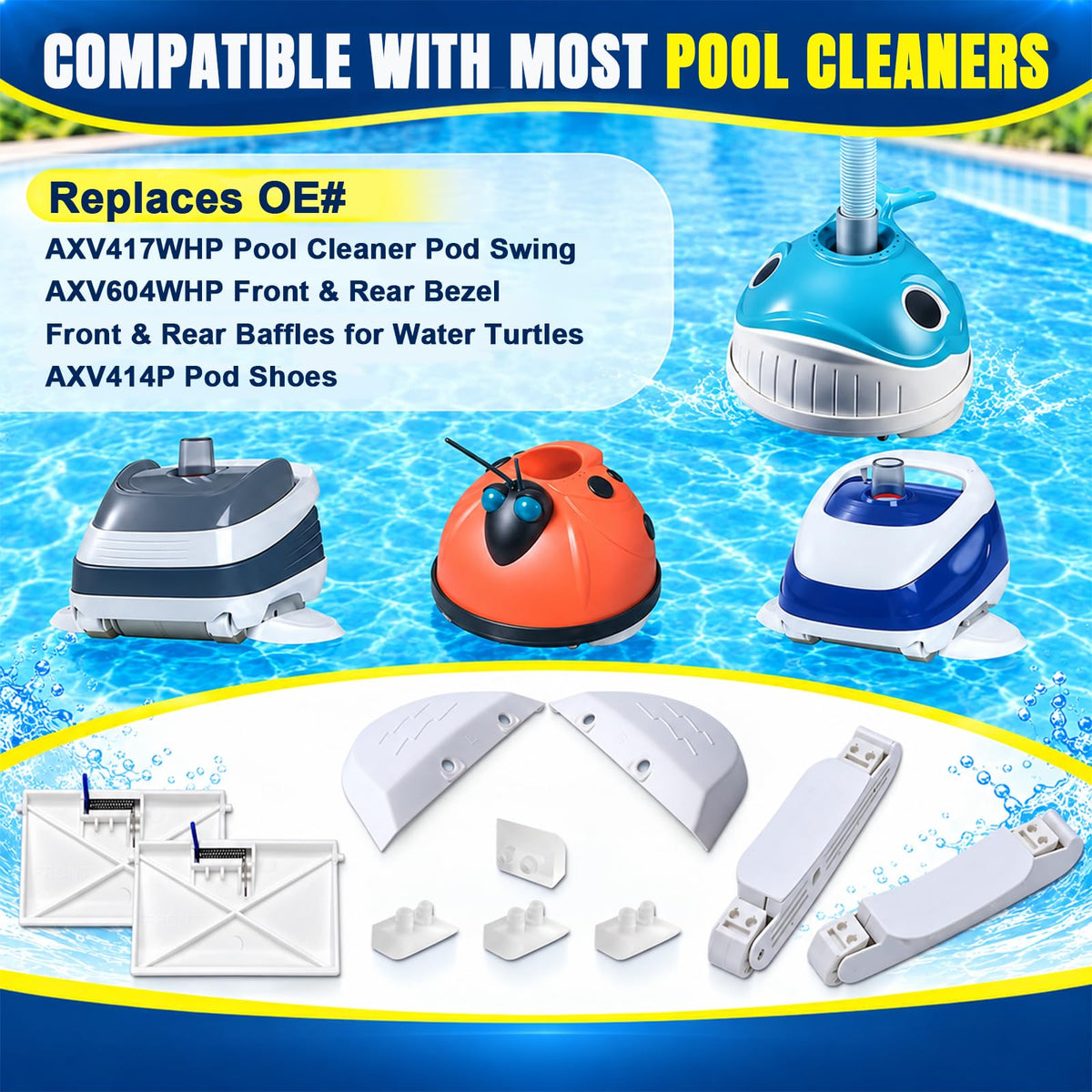AXV417WHP Pool Cleaner Repair Kit Compatible with Hayward Navigator Vac