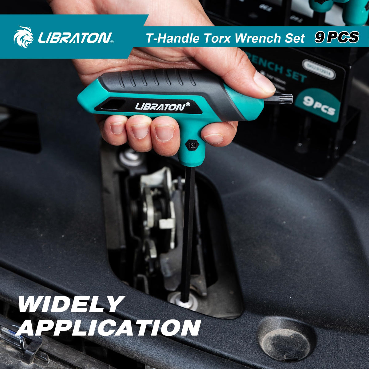 LIBRATON T Handle Torx Set T10-T50, Torx T Handle Set, Torx Wrench Set