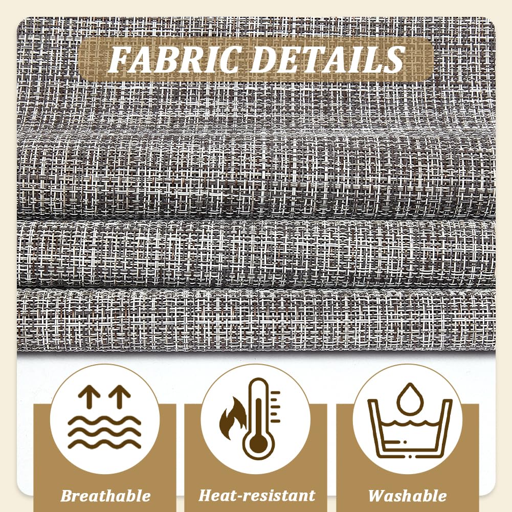 NBEADS 2.19Yards Outdoor Patio Chair Replacement Fabric, 1.64Yards Wide Woven Mesh Sling Fabric Woven Waterproof Sling Material for Patio Furniture Repair DIY Upholstery