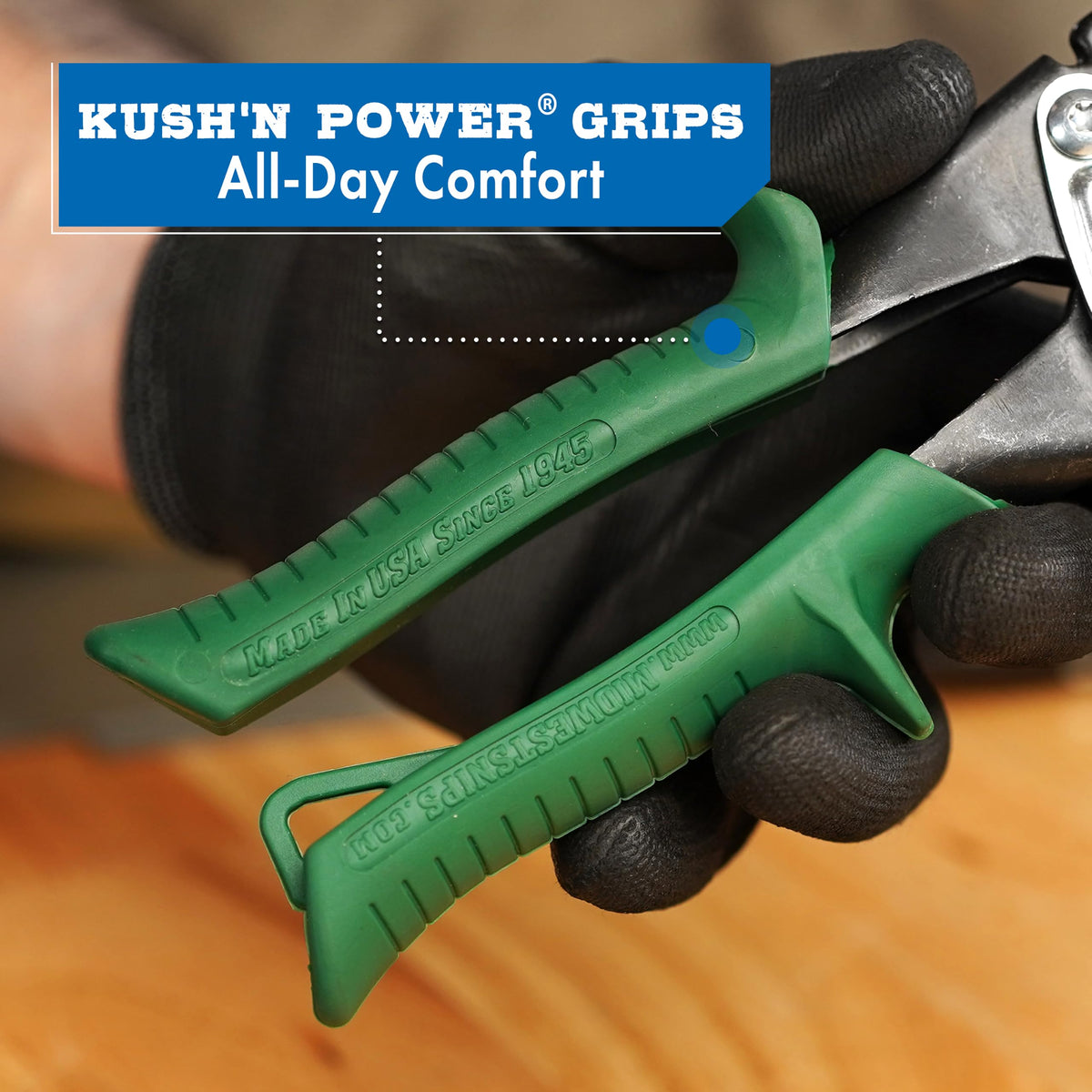 MIDWEST Aviation Snips, Left Cut Offset, Tin Snips