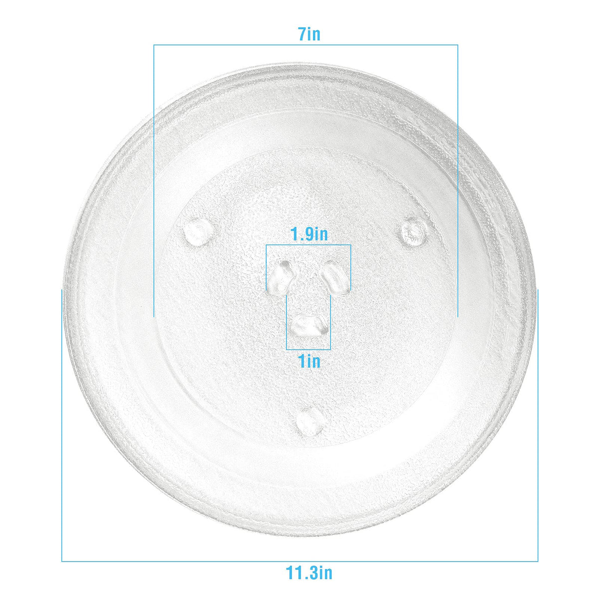11.25" Microwave Glass Turntable Plate Replacement