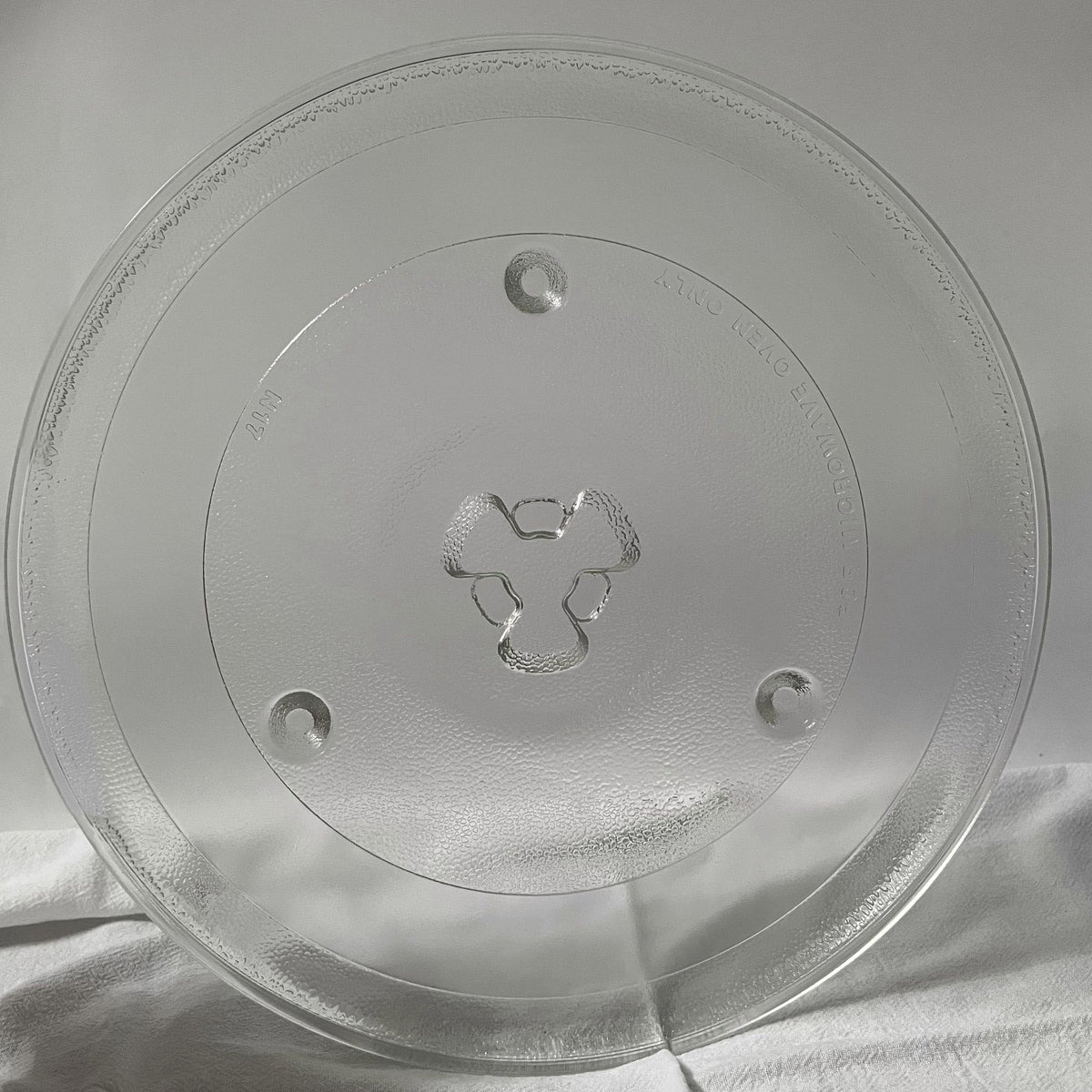 10 1/2 Inches Replacement Microwave Glass Plate Compatible with Hamilton Beach 252100500497, HB-P90D23, Microwave Glass Turntable Compatible with GE, Sunbeam, Emerson P23, Replace Part #252100500497