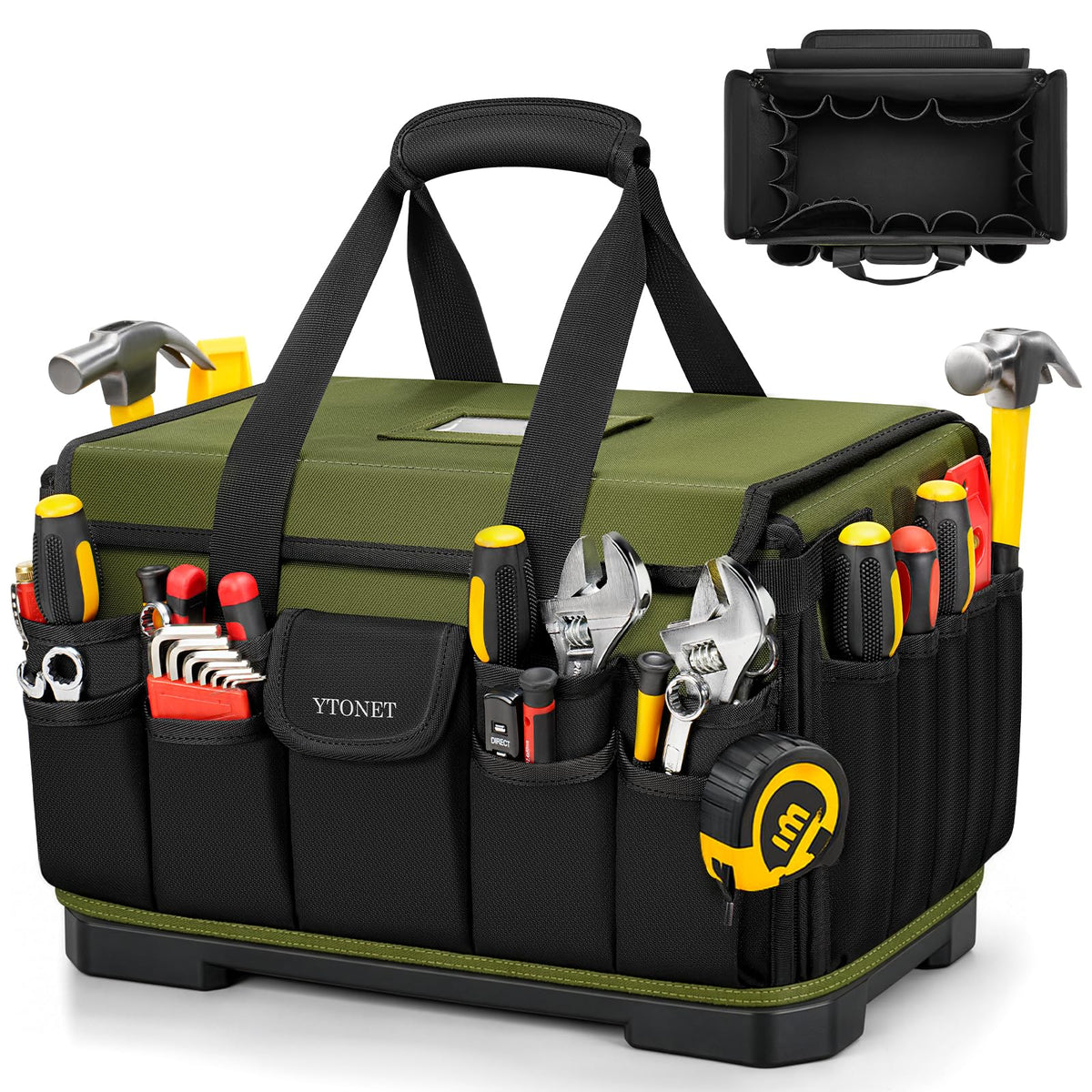 Heavy Duty Tool Bag 16-Inch, Tool Bags for men Toolbox Organizer Tote Gifts
