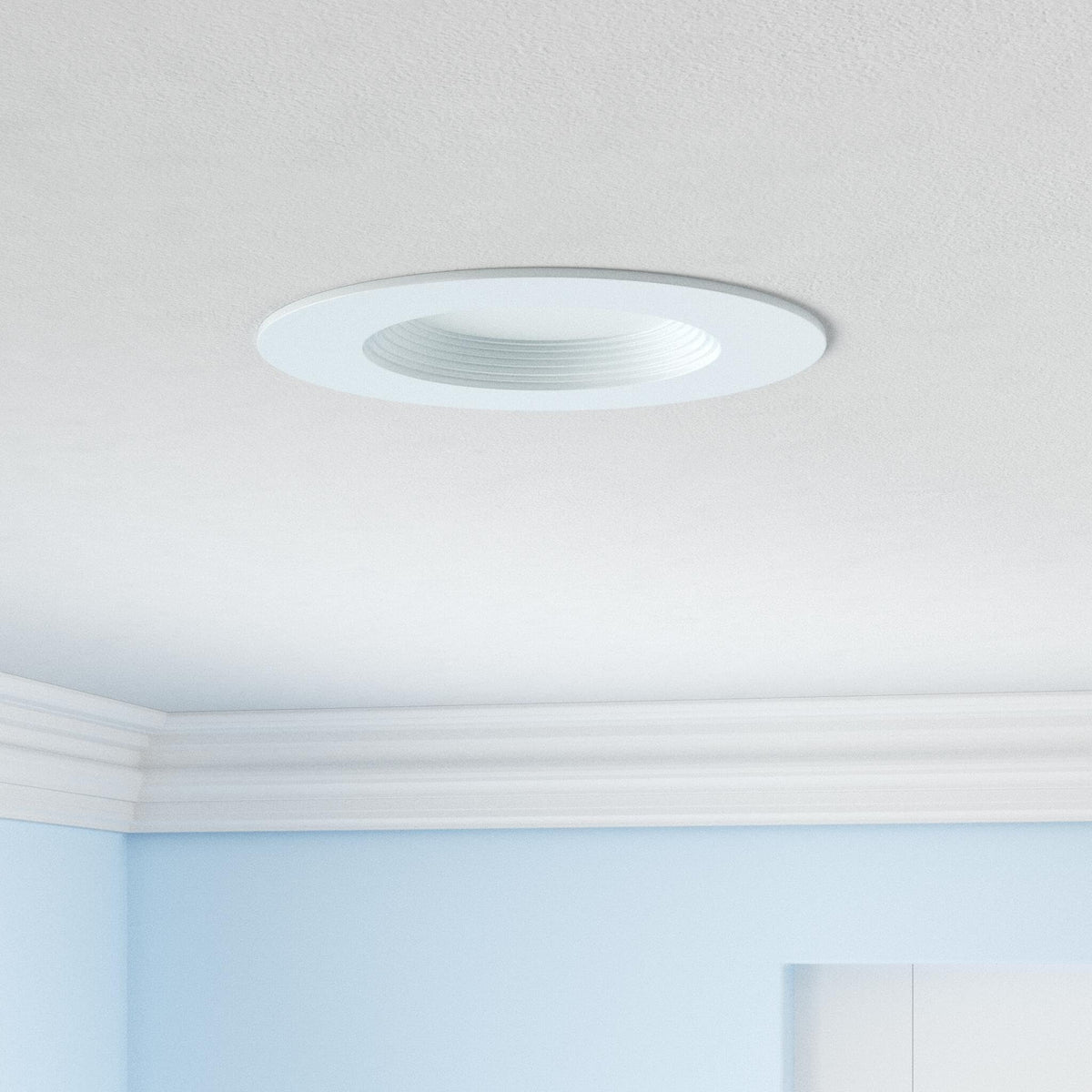 HALO LT 5/6 inch LED recessed Can Light Trim, 5 CCT, Dimmable, 750lm 6PK
