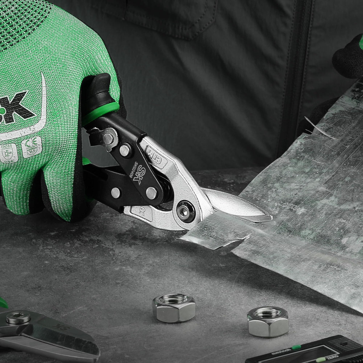SK Tin Snips Heavy Duty, Left, Right and Straight Cut Aviation Snips Set