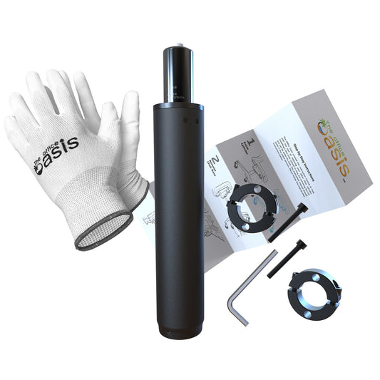 Office Chair Cylinder Replacement with Removal Tool (As Seen On PBS) - Heavy Duty Pneumatic Gas Lift Piston for Desk Chairs and Gaming Chairs - Universal Fit