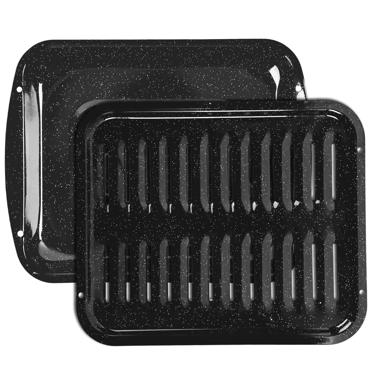 VANKUTL Broiler Pan for Oven – 16.75"×13" Non-Stic