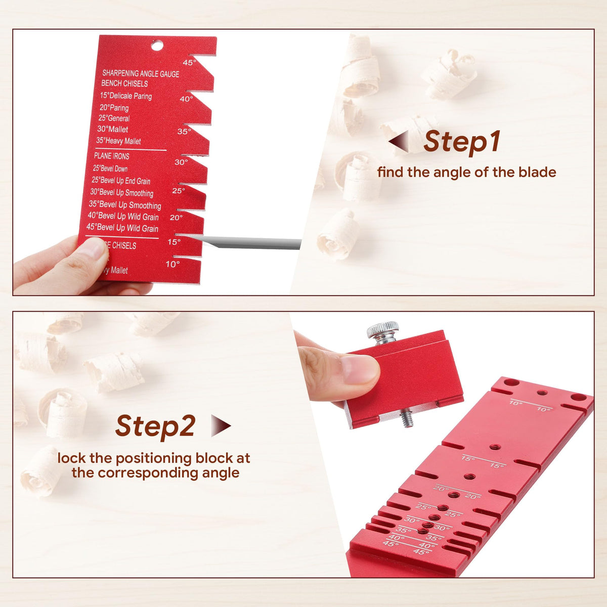 Dreyoo Diamond Chisel Sharpening Stone Kit for Woodworking Chisels