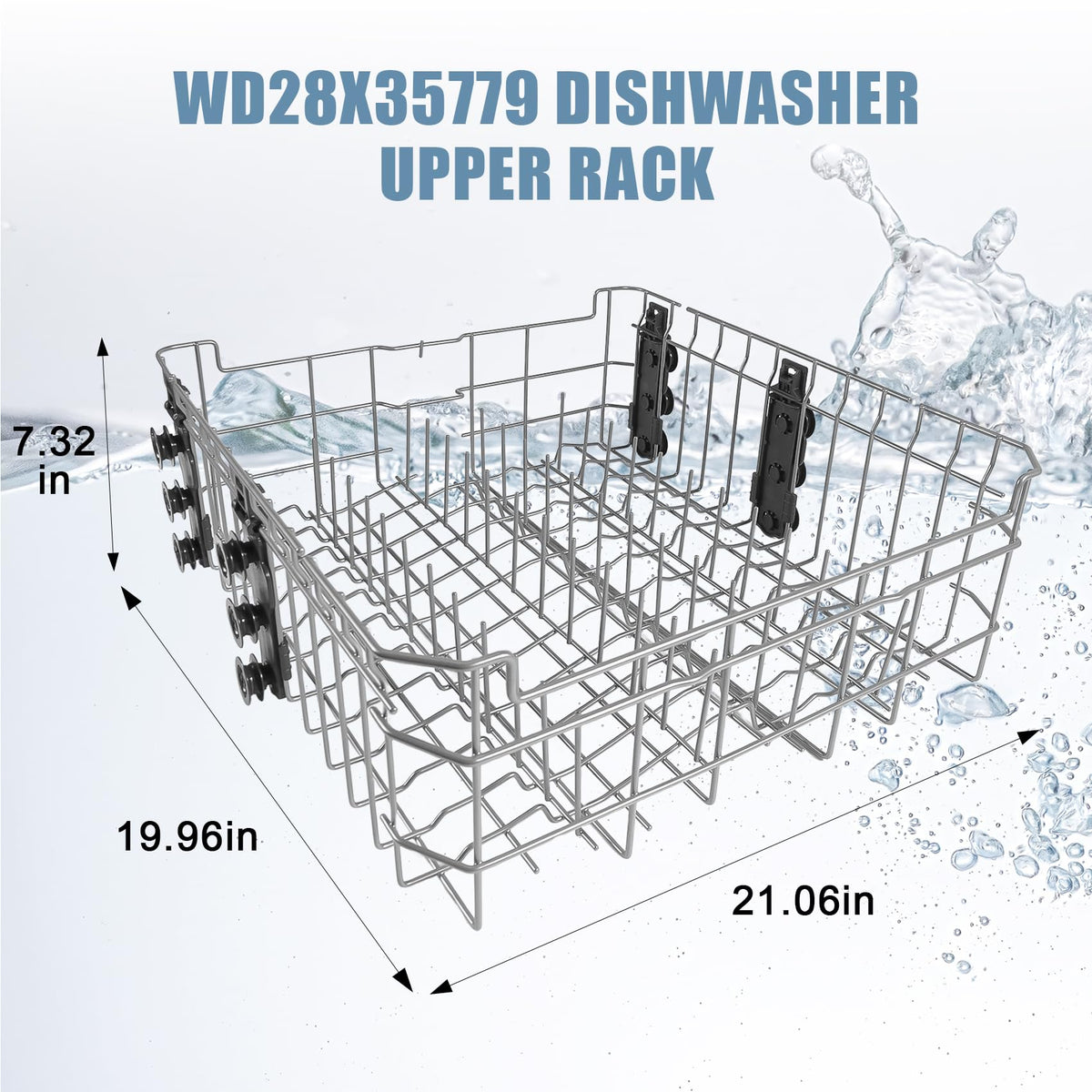 WD28X35779 WD28X30219 Dishwasher Upper Rack Compat
